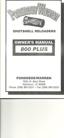 800Plus Manual