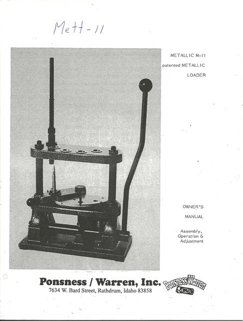 Mett-II Manual